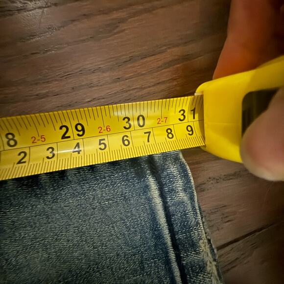 Kilogram blue washed curve biker vintage jeans men 36\31 cotton spandex - Picture 4 of 8